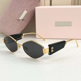 sunglasses men MM SMU5689 Fashionable Metal Light Luxury Versatile Vacation Spicy Girl Cat Eyes Cool Female Sunglasses Party Driving Photography