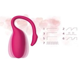 New Bluetooth Intelligent Vibrator Massager Remote Control App With Gspot Stimulation Sexual Orgasm ABS Sex Toys For Woman Y181024715460