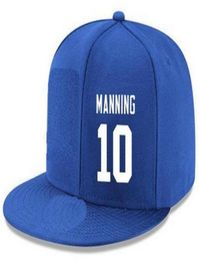 Snapback Hats Custom any Player Name Number 10 Manning Giants hats Customized ALL Team caps Accept Custom Made Flat Embroidery Lo7967853