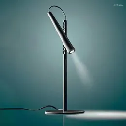 Table Lamps Nordic Living Room LED Lamp Creative Bedroom Study Bedside Personalised Magnetic Absorption Designer Office Desk