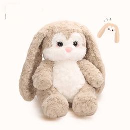 Stuffed Plush Animals 33cm Long Eared Rabbit Plush Toys Pillow Baby Pacify Doll Cartoon Cute Soft Plushie Toys Room Decor Christmas Presents