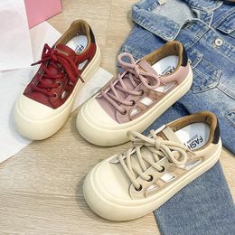 Casual Shoes Thick Soled Hollow Sneakers Women's Mesh 2024 Summer Style Big Headed Sandals Trendy Cool Bread