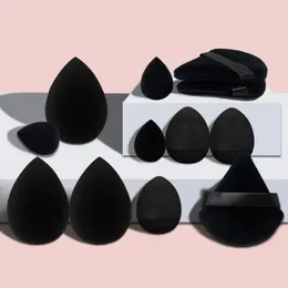 Makeup Sponges 12Pcs Soft Cosmetic Puff Cotton Velvet Blender Washable Beauty Tools Powder Women