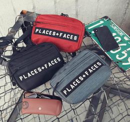 PLACESFACES Life Embroidered Bags Men Women Original Shoulder Bag Mini Mobile Phone Packs Storage Bags PF Messenger Bags Outdoor5504036