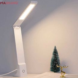 Lamps Shades Bedroom Table Lamp Rechargeable Foldable Led Desk Lamp Touching Control Dimmable Bedside Night Light for Read Study Work Office Y24052009XH