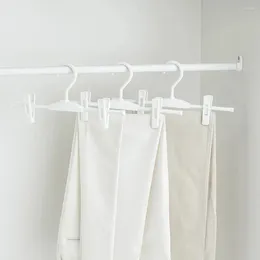 Hangers 1PC Trouser Hanger Clip Home Pants Non-slip Skirt Wardrobe Organiser With Adjustable Distance