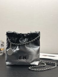 Chanells Designer Bag Crossbody Bag Chanelles Handbag Luxury Brand Bucket Bag 20Cm Mini Small Garbage Bag Chain Vintage Bag Fashionable Shoulder Bag Handbag 858