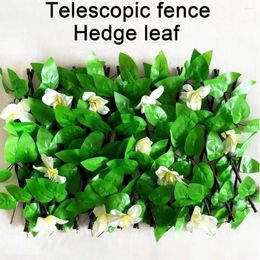 Decorative Flowers Outdoor Privacy Screen Artificial Hedge Ivy Fence Greenery Wall For Garden Enthusiasts Uv-resistant Faux