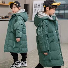 Down Coat Winter Boys Long Jacket Waterproof Children Clothes Kids Teenage Outerwear Thicken Warm Snowsuit Parkas 5-12Yrs