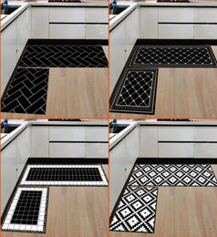 Home and Kitchen Rugs Modern Carpets NonSlip backing Doormat Runner Area Entrance Mats Set157236 inch 157472 inch9926831