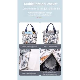 Mommy Baby Diaper Handbag Large Capacity Organizer Pounch Set Sling Messenger Tote Crossbody Bag Woman Bags Elegant Big Size