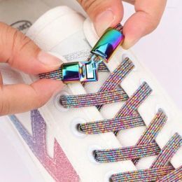 Shoe Parts Upgrade Magnetic Lock Shoelaces No Tie Laces Sneakers Metal Shoelace Sports Kids Adult Lazy Fits All Shoes