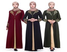 Fashion Muslim Print Dress Women MyBatua Abaya with Hijab Jilbab Islamic Clothing Maxi Dress Burqa Dropship1412890