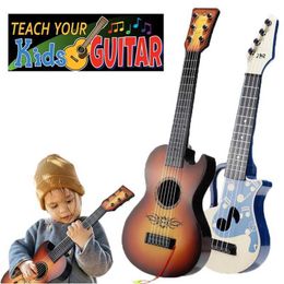 Guitar New Mini Guitar 4-String Classical Quad Piano Toy Music Instrument Childrens Beginner Early Education Toy Childrens Gift WX