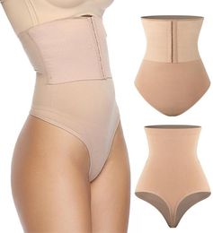 Women039s Shapers Womens Waist Cincher Shaper Trainer Girdle Faja Tummy Control Panties Shapewear Thong Girdles Slimmer Seamles6632070