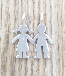 Sweet Dolls Pendant Authentic 925 Sterling Silver pendants Silver Fits European bear Jewellery Style Gift Andy Jewel 1159045006443415