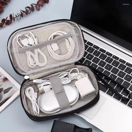 Storage Bags Digital Cable Bag Zipper USB Data Wires Organiser Electronic Accessories Case Portable Cord Charger Earphone Box