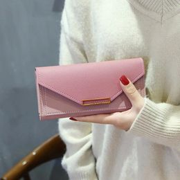 Wallets Women's Long Retro Wallet Multi Functional Thin Coin Zero Handbag LD Holder Purse Simple Clutch Bag