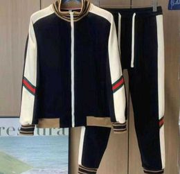 Men Women Casual Tracksuit Spring Autumn Mens Sets Solid Color Sportswear Brand Hoodie Pants Clothing Fashion 2 Pieces Set Sports Suits A0109