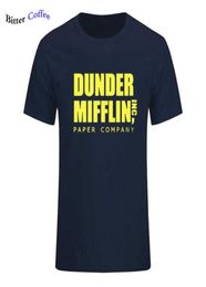 Men Short Sleeve The Office TV Show Dunder Mifflin Paper TShirt O Neck Tee Shirts For Print Cotton T Shirt 2106292231757