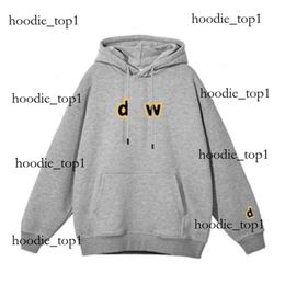 Men's Drawdrew Hoodies Sweatshirts Yellow Man Retro Smiley Face Letters Draw Hoodie Print Sweatshirt Women's Tshirt Spring Trend Long Sleeve Top c1e0