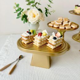 Party Supplies One Piece Cake Pedestal Stand And Cupcake Stands Holder Fruits Dessert Display Plate For Baby Shower Wedding Birthday Cele