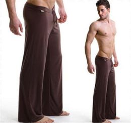 Pantaloni della tuta bassa maschile sportiva pigiama men039 pantaloni yoga sonno abbiglia