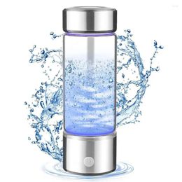 Water Bottles Hydrogen Rich Bottle Generator Cup Ioniser Maker USB Hydrogen-Rich Borosilicate Glass