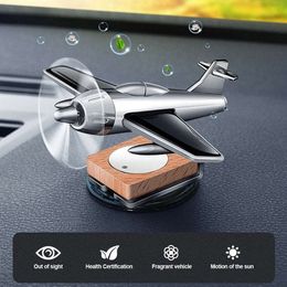 Solar Aircraft Decoration Mini Perfume Air Freshener Fragrance Aeroplane Ornament Car Accessories 597