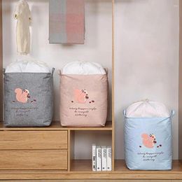 Storage Bags Basket Practical Cartoon Animal Pattern Dirt-proof Washable Anti-deformed Toys Clothes Organizer Pouch For Daily Use