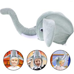 Hair Clips Interaction Animal Performance Costume Elephant Shaped Hats For Parent Child