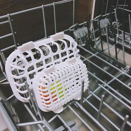 Storage Bottles 2Pcs Dishwasher Basket Cleaning Dish Fork Chopstick Kitchen Tools Accessories