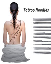 100PCS Disposable Sterile Tattoo Needles Assorted Mixed Sizes Made by 316 Stainless Steel For Tattoo Gun Kits Grip Tattoo Supplies1398940