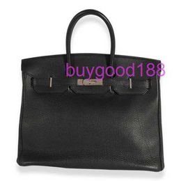 Aa Biridkkin Delicate Luxury Womens Social Designer Totes Bag Shoulder Bag Black Togo 35 Fashionable Commuting Handbag
