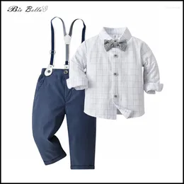 Clothing Sets Biobella Handsome Elegant Birthday Weddingh Kids Suit Spring Autumn Baby For 1-4 Yrs Children Boys Christmas Gift