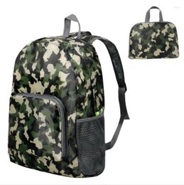 Backpack Men Outdoor Hiking Bag Lightweight Travel Folding Storage Waterproof Portable Skin Shoulder