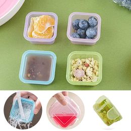 Storage Bottles Mini Crisper Box Food Grade Safe Thickened Sealed Baby Fresh Children's Household Jam Fruit Packaging Bowl