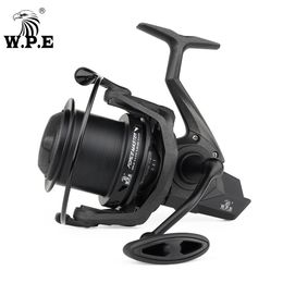 W.P.E FM9000 Carp Fishing Reel 91 Ball Bearings Spinning Reel 4.4 1 Gear Ratio Full Metal Line Spool Carp Fishing Tackle pesca 240506