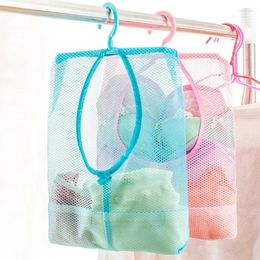 Storage Bags Hanging Mesh Multifunctional Reusable Eco-Friendly Child Kids Bath Toys Baskets