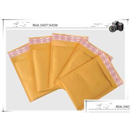 Mail Bags Wholesale Newest 3.9X7.8 Inch 100X200Mmadd40Mm Kraft Bubble Mailers Envelopes Wrap Padded Envelope Packing Drop Delivery Off Dhzkm