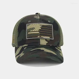 Ball Caps LDSLYJR Four Seasons Cotton Camouflage Print Casquette Baseball Cap Adjustable Outdoor Snapback Hats For Men And Women 205
