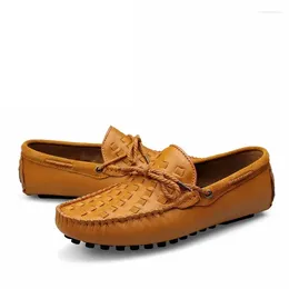 Casual Shoes Loafers Men Handmade Leather Driving Flats Slip-on Luxury Comfy Moccasins For Zapatos De Hombre