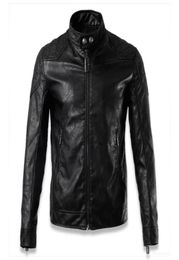 Chaqueta De Cuero Hombre 2020 New Popular Men Biker Leather Jackets Young Man Outerwear Short Style1751964