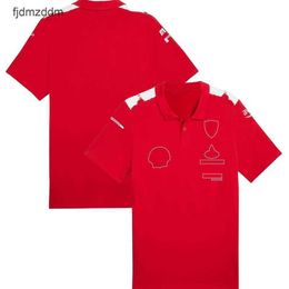 2023 F1 Team T-shirt Formula 1 Driver Polo Shirt T-shirts New Season Racing Clothing Car Fans Jersey Summer Mens Sports Tops