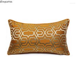 Pillow Modern Soft Geometric Orange Waist Case 30x50cm Home Decorative Sofa Car Chair Lumbar Living Cover Sell By Piece