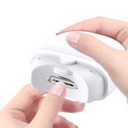 Nail Care Ectric automatic nail clippers ergonomic trimmers adult and baby finger nails toe clippers foot therapy nail clippers sharpener equipment WX