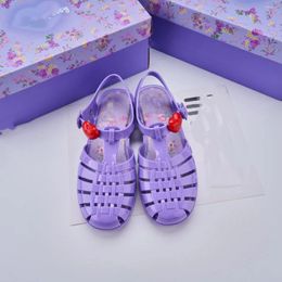 Sandals Summer Women Retro Roma Ins Fashion Korean Female Flocking Jelly Shoes Vintage Braided Bun Head Beach Sandal