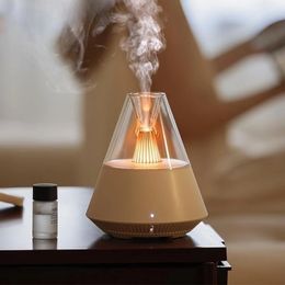150ML USB Aromatherapy Diffuser Air Humidifier Remote Control Essential Oil Diffuser with Warm Night Light Home Aroma Humidifier 240517