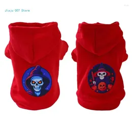 Dog Apparel C9GA Cat Halloween Costume Hooded Shirt Clothes Po Props Pet Sweater