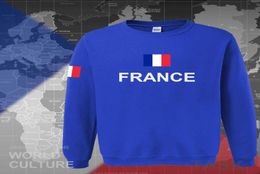 Francia Hoodies Men Sweat Sweat New Hip Hop Streetwear Clothing Maglie Fra Sliose Tracksuit Nation French Flag Fleece Fr X06015721620